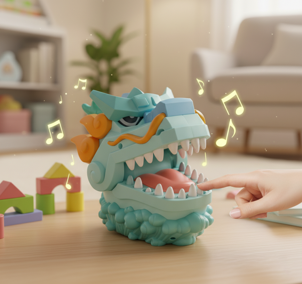 Juguete Dragón Mordelón con Luces y Sonidos