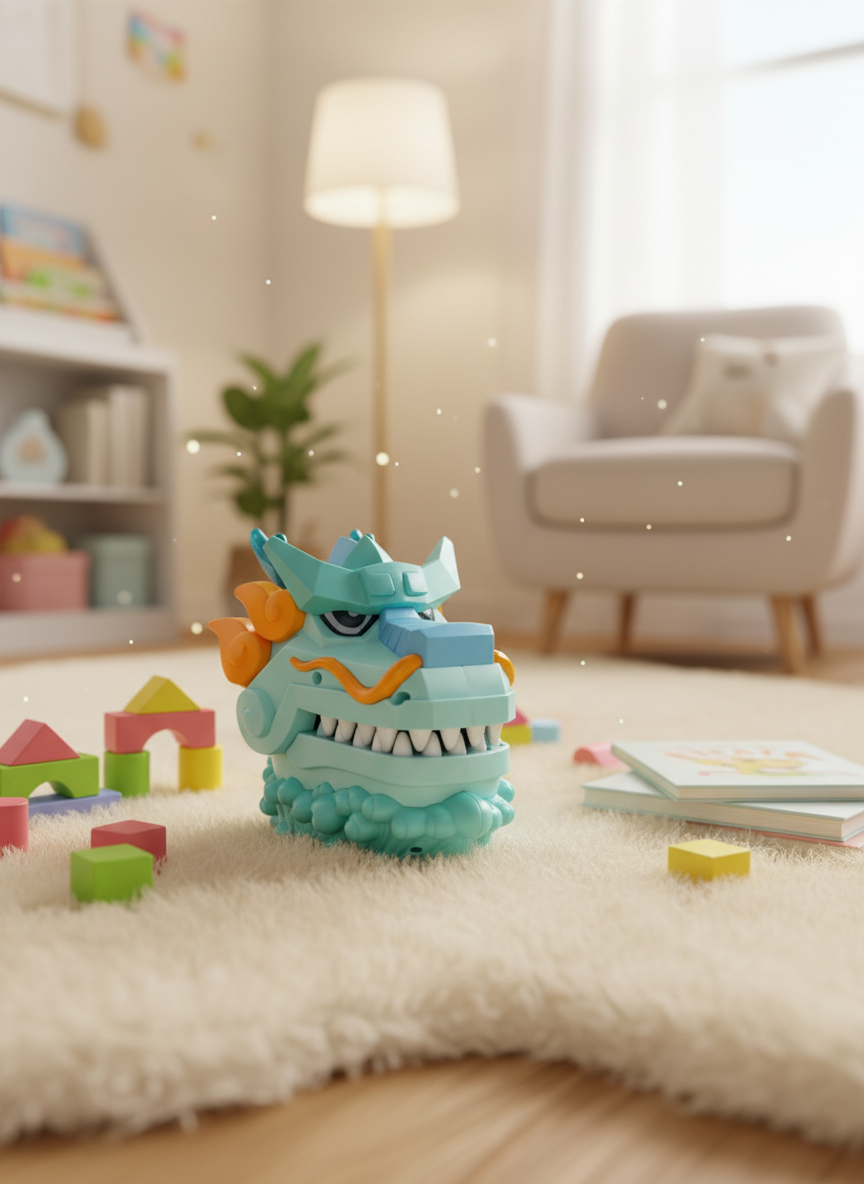 Juguete Dragón Mordelón con Luces y Sonidos