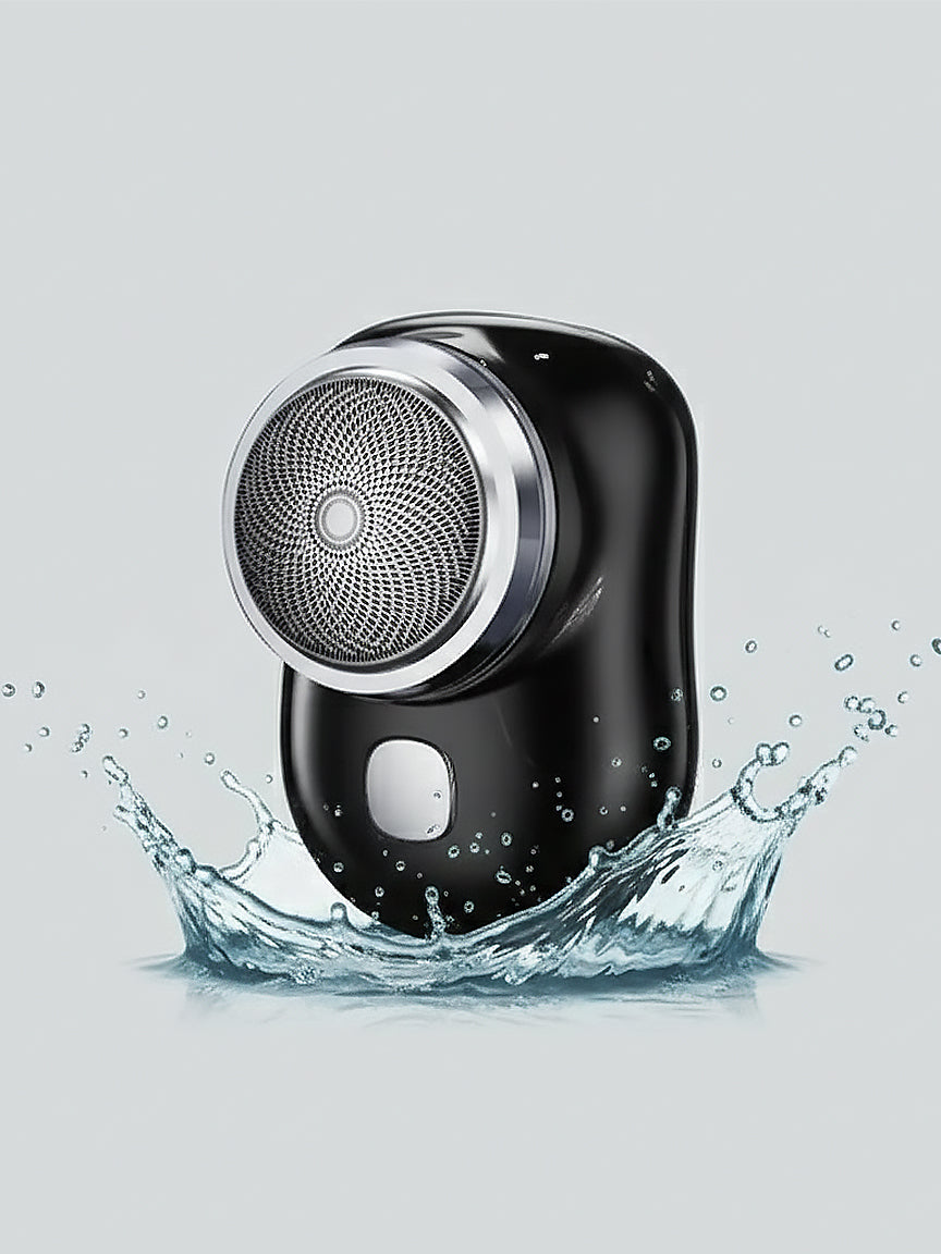 Mini Afeitadora Eléctrica Portátil USB Impermeable – Corte Preciso y Rápido